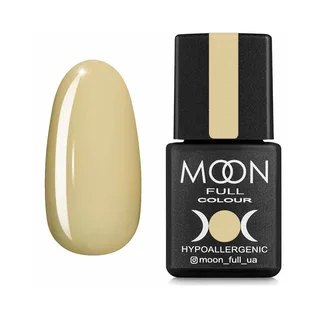 Гель-лак Moon Full Summer #608, светлый молочно-горчичный, 8 мл
