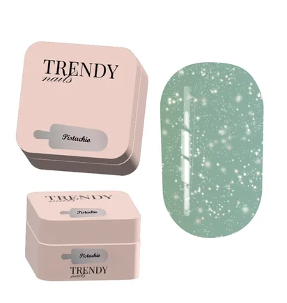 Żel-suflet do modelowania Trendy Nails, Pistachio, HEMA/TPO free, 15 ml