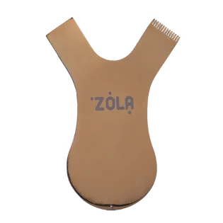 Aplikator-grzebyk ZOLA, metalowy, do laminacji rzęs, złoty