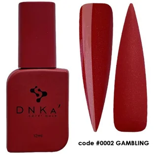 Камуфлирующая база для ногтей DNKa' Cover Rubber Base French #0002 Gambling, 12 мл