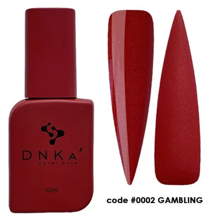 Камуфлирующая база для ногтей DNKa' Cover Rubber Base French #0002 Gambling, 12 мл