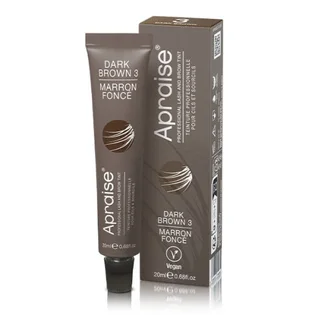 Фарба для брів Apraise Vegan Dark Brown #3, 20 мл
