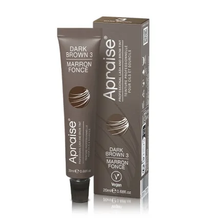 Фарба для брів Apraise Vegan Dark Brown #3, 20 мл