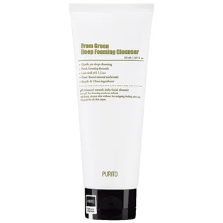 Пінка для вмивання Purito From Green Deep Foaming Cleanser, з центеллою та зеленим чаєм, 150 мл