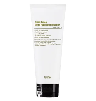 Пінка для вмивання Purito From Green Deep Foaming Cleanser, з центеллою та зеленим чаєм, 150 мл