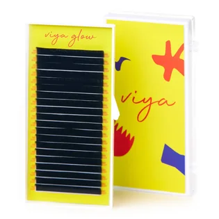 Ресницы Black Viya, изгиб D, толщина 0.10, длина 8 мм, 20 линий
