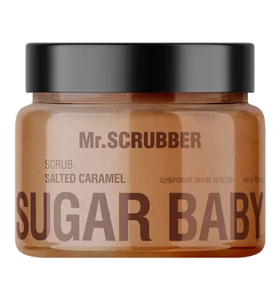 Цукровий скраб для тіла Mr.Scrubber Sugar Baby, Salted Caramel, 450 г
