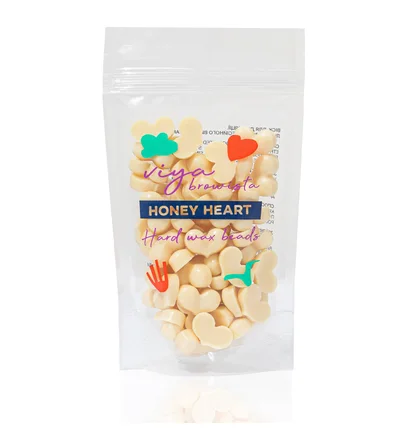 Depilation Wax in Granules Viya Browista, Honey Heart, 100 g