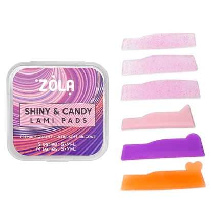 Валики для ламінування ZOLA Shiny & Candy Lami Pads, 6 пар