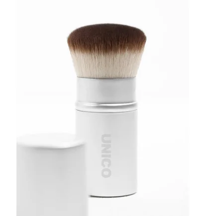 Пензлик-кабуки Unico Kabuki Brush Vegan для пудри, сірий