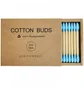 Ватні палички Biodegradable Cotton Buds, блакитні, 200 шт