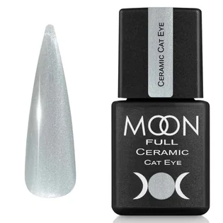 Гель-лак Moon Full Ceramic Cat Eye Gel #SC 532, Крижаний кристал з шиммером, 8 мл
