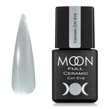 Гель-лак Moon Full Ceramic Cat Eye Gel #SC 532, Крижаний кристал з шиммером, 8 мл