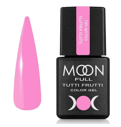 Lakier hybrydowy Moon Full Tutti Frutti Color #931, jaskraworóżowy, 8 ml