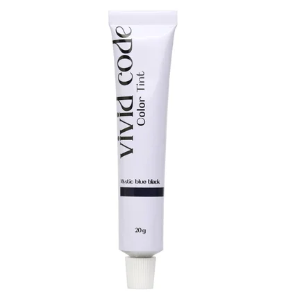 Фарба для брів та вій Vivid Code Color Tint, Mystic Blue Black, 20 г