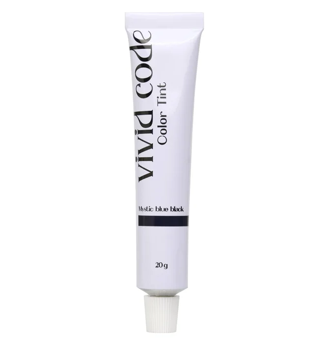 Фарба для брів та вій Vivid Code Color Tint, Mystic Blue Black, 20 г