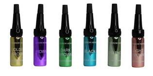Набір хни для брів Ekko Beauty, 6 відтінків