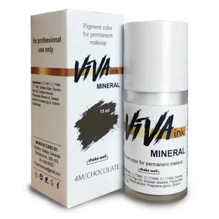 Пігмент для татуажу брів Viva Eyebrows Mineral 4/M, Chocolate, 15 мл
