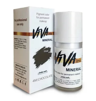 Pigment do makijażu permanentnego brwi Viva Mineral 4/M, Chocolate, 15 ml