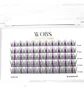 Накладні пучкові вії WoBs Fairy Lashes 20D, товщина 0.07, довжина 8-12 мм, фіолетові, 200 шт