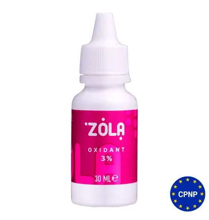 Окислювач ZOLA для фарбування брів, 3%, 30 мл