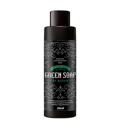Антисептическое зеленое мыло Depain Green Soap, 250 мл