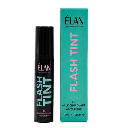 Dye for eyebrows ELAN Flash Tint, Milk Chocolate #13, 10 ml