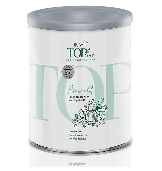 Warm Wax in Can Italwax Top Line Emerald, 800 g