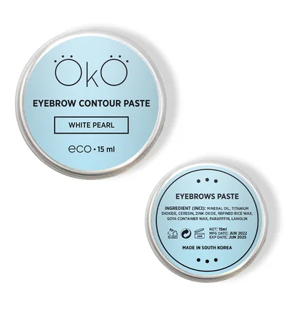 Паста для бровей OKO Lash&Brow Eyebrow Contour Paste White Pearl, 15 мл