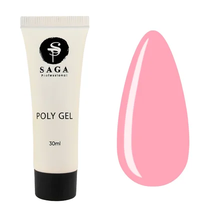 Полігель для нарощування нігтів SAGA Professional Poly Gel New #04, 30 мл