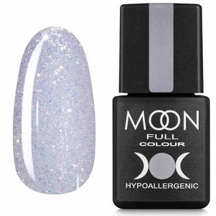 Lakier hybrydowy Moon Full Opal Color #509, jasnoliliowy z drobnym wielobarwnym shimmerem, 8 ml