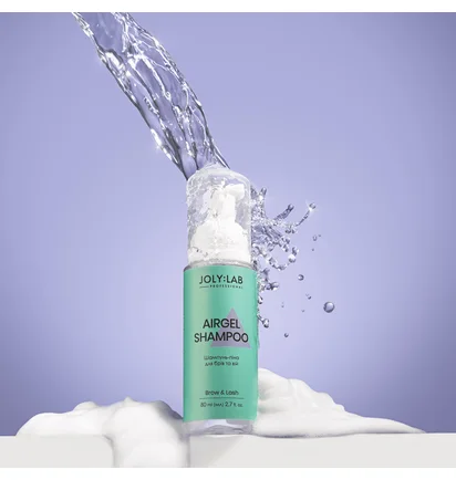 Шампунь для брів та вій JolyLab Airgel Shampoo, 80 мл