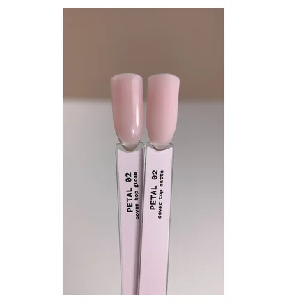 Камуфлюючий глянцевий топ Biblioteka Gloss Cover Top #02 Petal, 10 мл