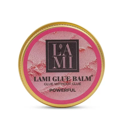 Бальзам без клею для ламінування вій Lami Lashes Glue Balm Powerful, рожевий, 20 мл