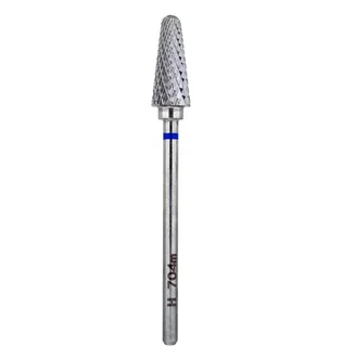 Frez z węglika spiekanego Nisima, Stożek H_704mK, 6 mm, niebieski