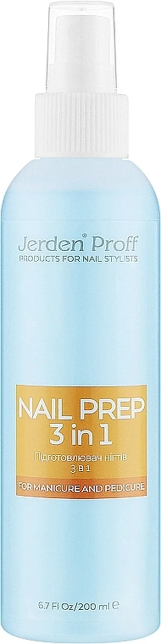 Płyn do przygotowania paznokci Jerden Proff 3-w-1, 200 ml