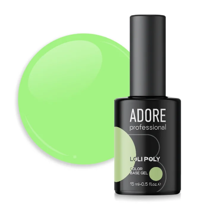 Кольорова полібаза для дизайну нігтів Adore Professional Loli Poly Base №10 Fresh, 15 мл