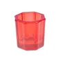 Glass Mixing Cup, red
