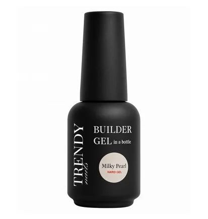 Гель для нарощування Trendy Nails Builder Gel / Hard Gel, Milky Pearl, HEMA/TPO free, 15 мл