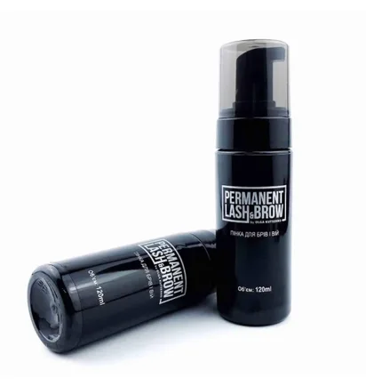 Pianka oczyszczająca do brwi i rzęs Permanent Lash&Brow, 120 ml