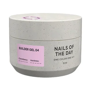 Гель для нарощування нігтів Nails Of The Day Builder Gel #04, 15 мл