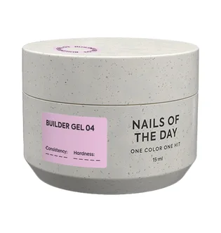 Гель для нарощування нігтів Nails Of The Day Builder Gel #04, 15 мл