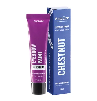 Farba do brwi z aloesem AntuOne Chestnut, 15 ml