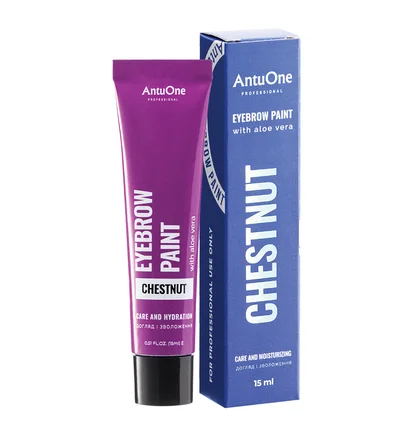 Aloe Eyebrow Tint AntuOne Chestnut, 15 ml
