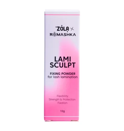 Фиксирующая пудра для ламинирования ресниц ZOLA x Romashka LamiSculpt, 10 г
