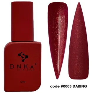 Камуфлирующая база для ногтей DNKa' Cover Rubber Base French #0005 Daring, 12 мл