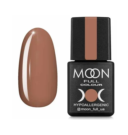 Гель-лак Moon Full Summer #621, кава з молоком, 8 мл