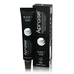 Фарба для брів Apraise Vegan Black #1, 20 мл