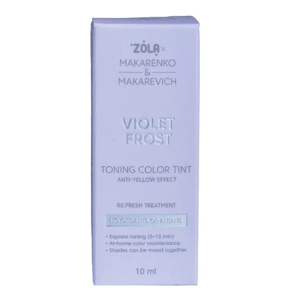 Tonująca farba do brwi ZOLA x Makarenko, Violet Frost, 10 ml