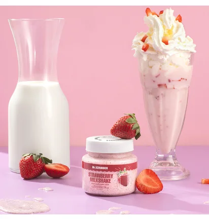 Крем-скраб для рук та тіла Mr.Scrubber, Strawberry Milkshake, 250 г